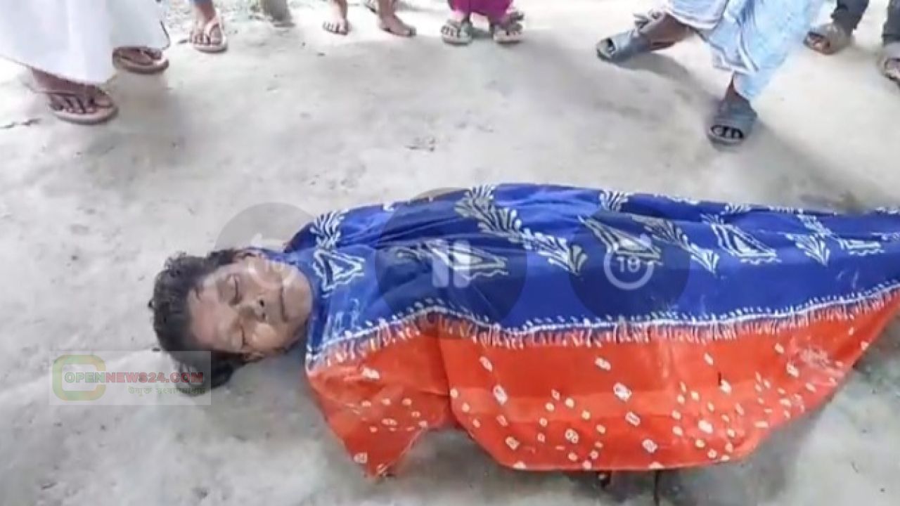 রানীশংকৈলে কুলিক নদী থেকে বৃদ্ধা মহিলার মরদেহ উদ্ধার