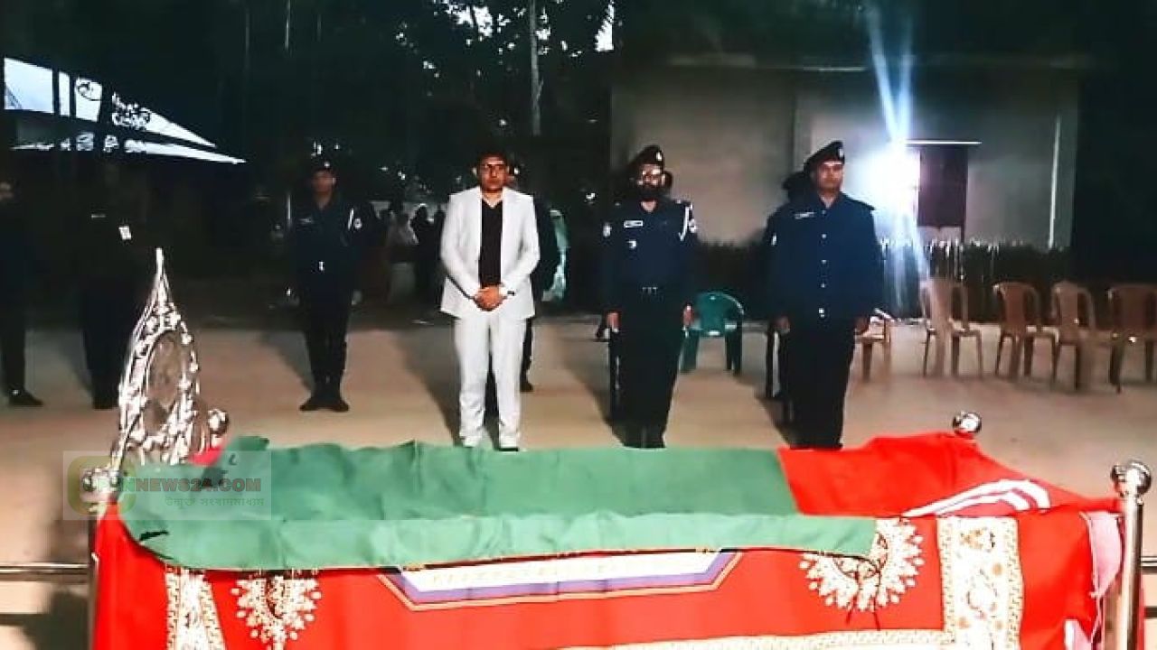 রাষ্ট্রীয় মর্যাদায় বীর মুক্তিযোদ্ধা আবুল হাসানের শেষ বিদায়