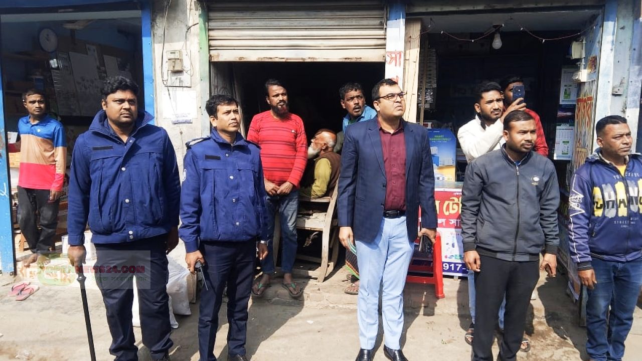 তেরখাদায় ভ্রাম্যমান আদালতের অভিযান, প্যানা ফেস্টুন অপসারণ