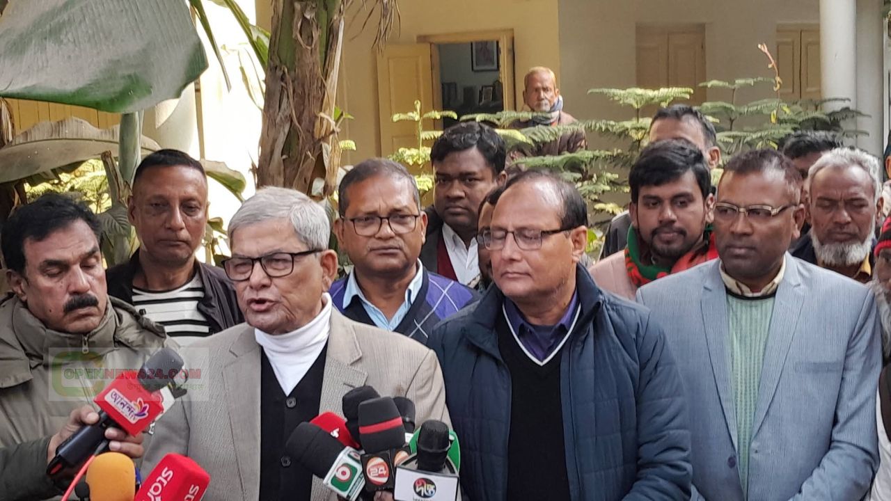 তিস্তা–পদ্মাসহ অভিন্ন নদীর পানির ন্যায্যতা আদায়ে ভারতের সঙ্গে সংলাপে যাবে বিএনপি: মির্জা ফখরুল