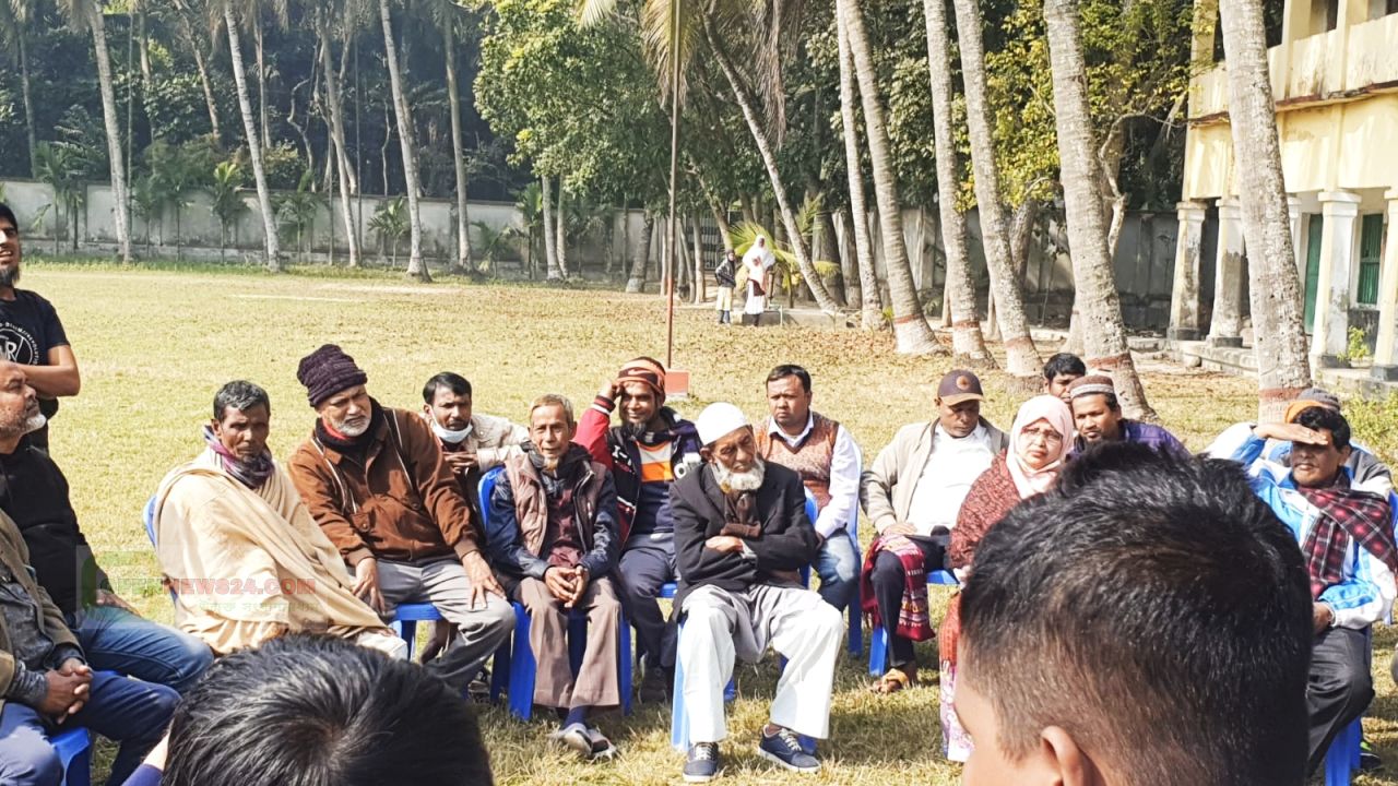  বি এম নাগিব হোসেনের স্মৃতিবিজড়িত শৈশবের সিএমবি মাধ্যমিক বিদ্যালয় পরিদর্শন করেন