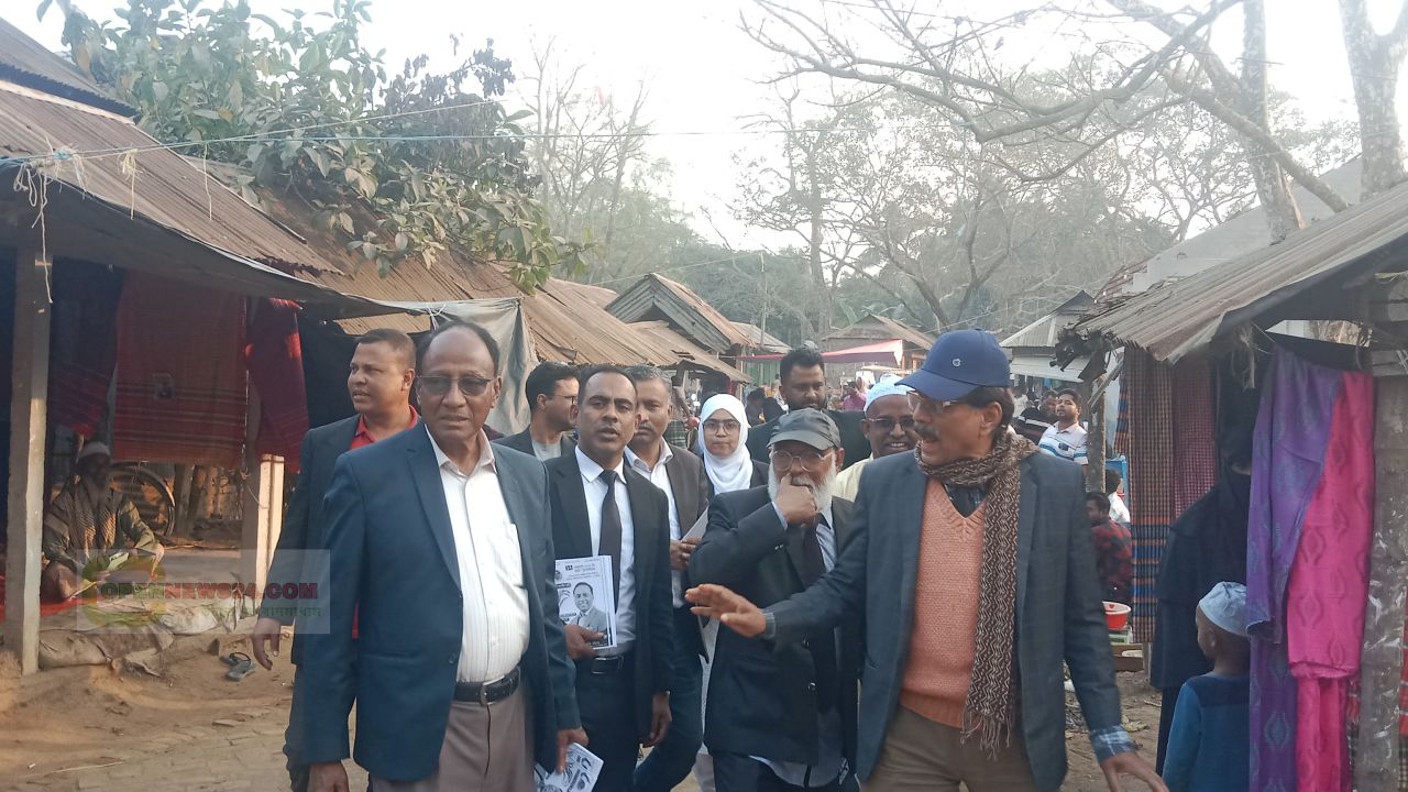 ব্যারিস্টার কায়সার কামালের পক্ষে দুর্গাপুরে আইনজীবীদের সক্রিয়  প্রচারণা