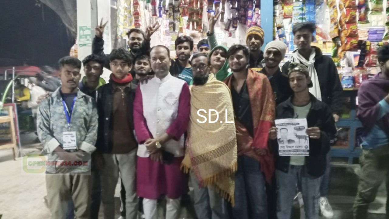 নড়াইল-১ আসনে স্বতন্ত্র প্রার্থী উজ্বল মোল্লার গণসংযোগ শুনছেন মানুষের কথা,শোনাচ্ছেন আশার বাণী