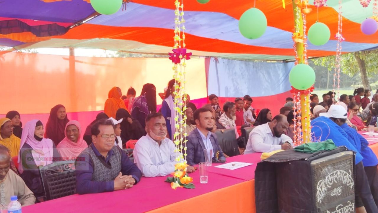 নেত্রকোনা দুর্গাপুর আগাড় অনির্বাণ শিক্ষানিকেতনে শিক্ষার্থীদের ক্রীড়া প্রতিযোগিতা