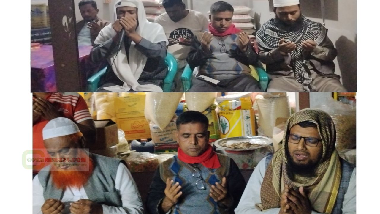 গাজীপুরের কাশিমপুরে মুজিবুর রহমানের শপথ গ্রহন উপলক্ষে দোয়া অনুষ্ঠিত।