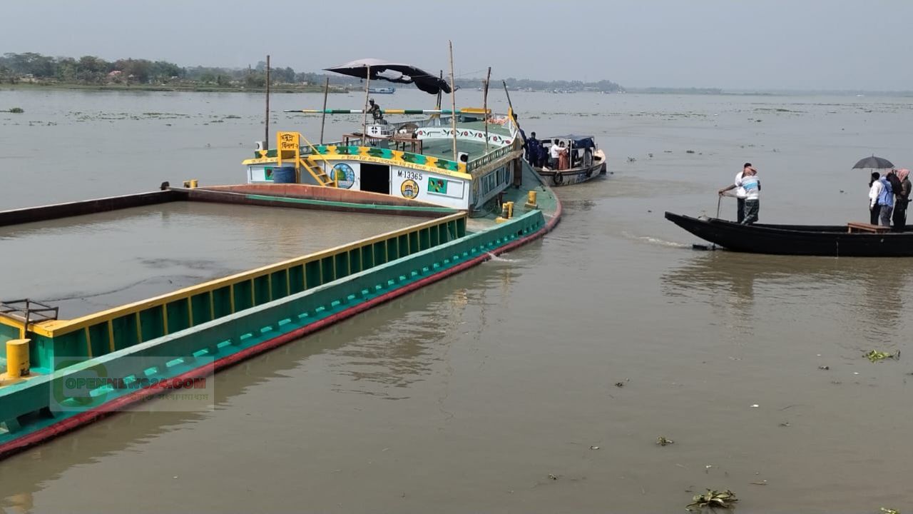 কালিয়ায় নবগঙ্গা নদীতে অবৈধ বালু উত্তোলন, ভ্রাম্যমাণ আদালতে ২ লাখ টাকা জরিমানা