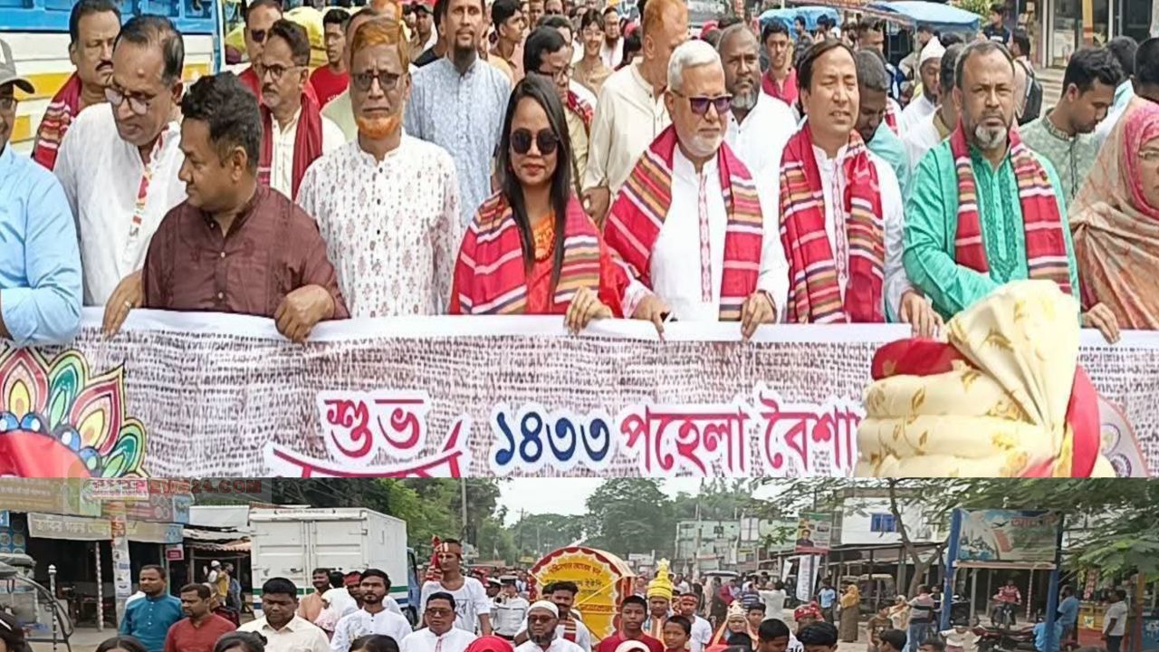 বীরগঞ্জে জমকালো বর্ষবরণ অনুষ্ঠানে এমপি মনজুরুল ইসলাম মঞ্জু