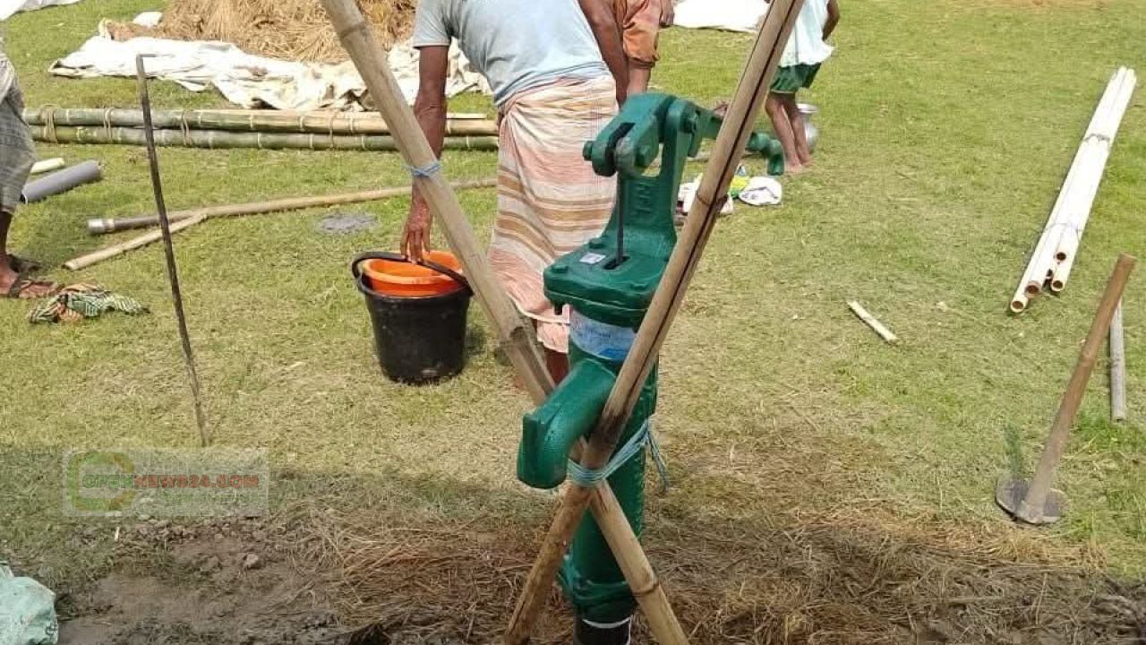 হাওরের বোরো মৌসুমে কৃষকদের বড় স্বস্তি: কলমাকান্দায় বসছে ৯টি টিউবওয়েল